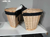 Electra wicker fietsmand
