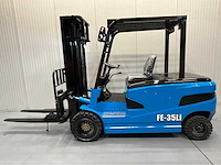 Electric forklift fe-35li vorkheftruck triplex - freelift - sideshift - lithium 400ah - 2026 - 0 uur - 4,8m