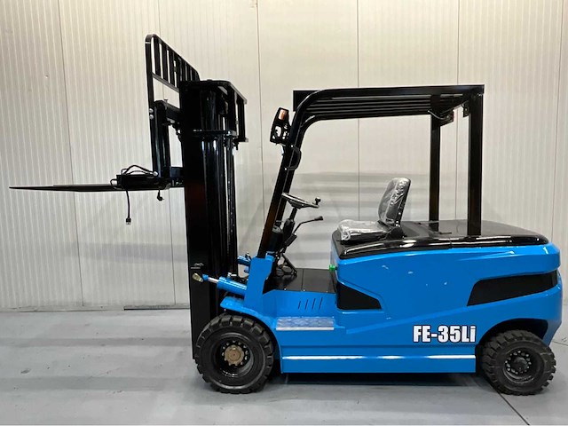 Electric forklift fe-35li vorkheftruck triplex - freelift - sideshift - lithium 400ah - 2026 - 0 uur - 4,8m - afbeelding 7 van  14