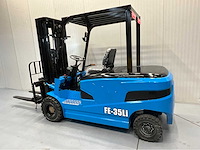 Electric forklift fe-35li vorkheftruck triplex - freelift - sideshift - lithium 400ah - 2026 - 0 uur - 4,8m - afbeelding 9 van  14