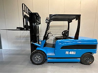 Electric forklift fe-40li vorkheftruck triplex - freelift - sideshift - lithium 400ah -2026 - 0 uur - 4,8m - afbeelding 4 van  14