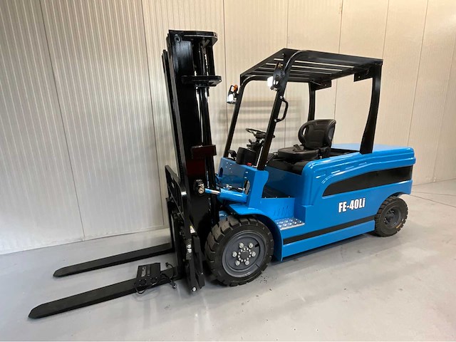 Electric forklift fe-40li vorkheftruck triplex - freelift - sideshift - lithium 400ah -2026 - 0 uur - 4,8m - afbeelding 1 van  14