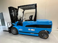 Electric forklift fe-40li vorkheftruck triplex - freelift - sideshift - lithium 400ah -2026 - 0 uur - 4,8m - afbeelding 9 van  14