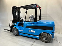 Electric forklift fe-50li - vorkheftruck triplex - freelift - sideshift -4,8m - 2026 - o uur - afbeelding 4 van  7
