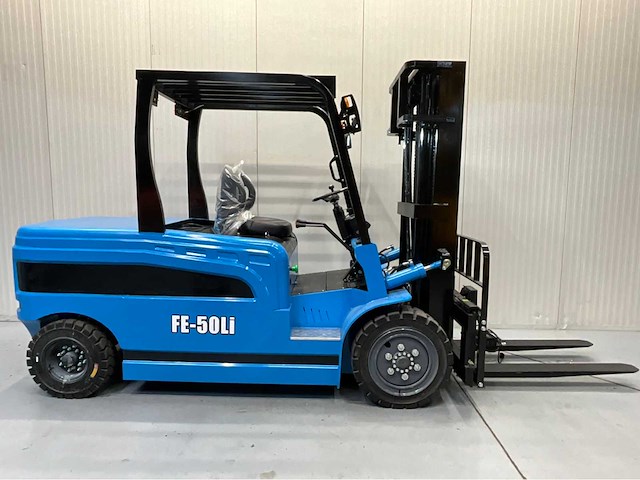 Electric forklift fe-50li - vorkheftruck triplex - freelift - sideshift -4,8m - 2026 - o uur - afbeelding 6 van  7