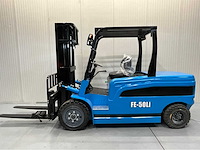 Electric forklift fe-50li - vorkheftruck triplex - freelift - sideshift -lithium 400ah -4,8m - 2026 - o uur - afbeelding 5 van  17