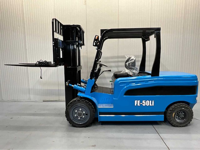 Electric forklift fe-50li - vorkheftruck triplex - freelift - sideshift -lithium 400ah -4,8m - 2026 - o uur - afbeelding 10 van  17