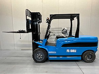 Electric forklift fe-50li - vorkheftruck triplex - freelift - sideshift -lithium 400ah -4,8m - 2026 - o uur - afbeelding 10 van  17