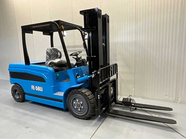 Electric forklift fe-50li - vorkheftruck triplex - freelift - sideshift -lithium 400ah -4,8m - 2026 - o uur - afbeelding 15 van  17
