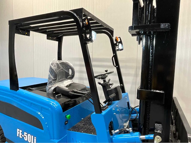 Electric forklift fe-50li - vorkheftruck triplex - freelift - sideshift -lithium 400ah -4,8m - 2026 - o uur - afbeelding 17 van  17