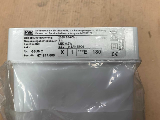 Electric lighting fixture (5x) - afbeelding 3 van  3
