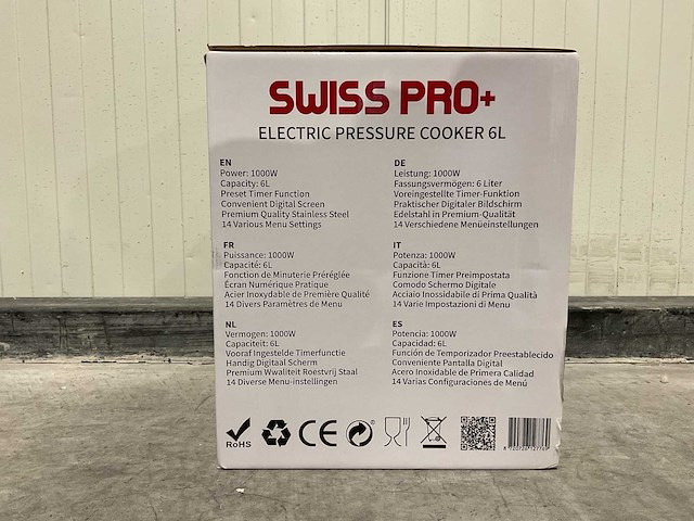 Electric pressure cooker 6l - afbeelding 14 van  15