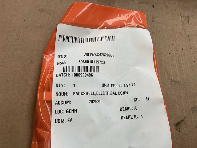 Electrical backshell - afbeelding 1 van  4