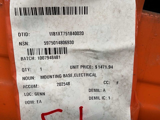 Electrical base bracket - afbeelding 4 van  4