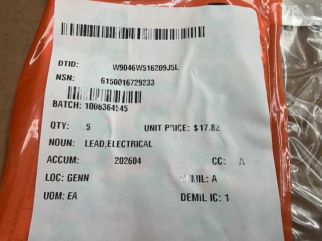 Electrical lead (5x) - afbeelding 5 van  5