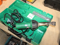 Electrische bouwfohn leister in kunststofkoffer. - afbeelding 2 van  3