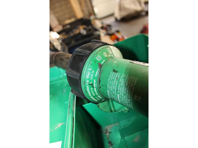 Electrische bouwfohn leister in kunststofkoffer. - afbeelding 3 van  3