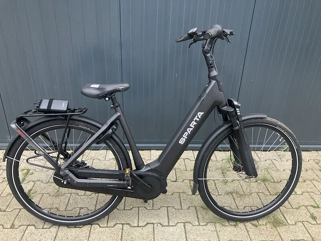 Electrische damesfiets, sparta, d-rule fit, antraciet, 2023 - afbeelding 1 van  3