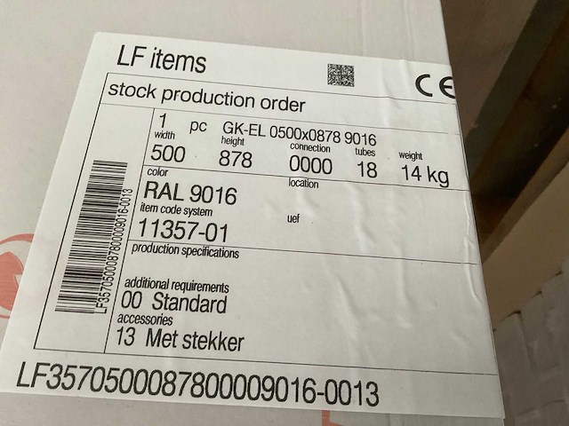 Electrische designradiator (12x) - afbeelding 6 van  7