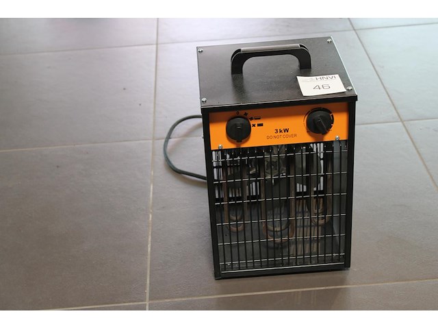 Electrische heater reheat maximaal 3 kw. - afbeelding 1 van  2