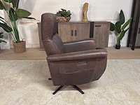 Electrische leren relax fauteuil - afbeelding 5 van  6