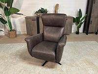 Electrische leren relax fauteuil - afbeelding 3 van  6