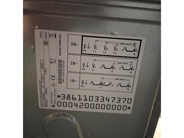 Electro fornuis, siemens - afbeelding 8 van  8