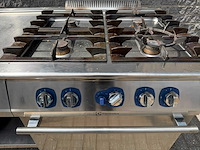 Electrolux - 4 pits fornuis + oven + spoeltafel - bakkooklijn - afbeelding 3 van  5