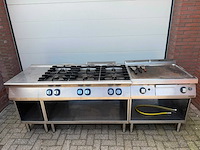 Electrolux - 6 pits fornuis + bakplaat - bakkooklijn - afbeelding 1 van  5