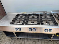 Electrolux - 6 pits fornuis + bakplaat - bakkooklijn - afbeelding 2 van  5