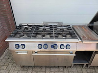Electrolux - 6 pits fornuis + braadslee - bakkooklijn - afbeelding 2 van  4