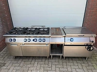 Electrolux - 6 pits fornuis + braadslee - bakkooklijn