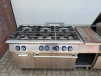 Electrolux - 6 pits fornuis + braadslee - bakkooklijn - afbeelding 2 van  4