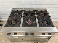 Electrolux - 6 pits rvs gasfornuis met oven - afbeelding 2 van  7