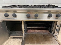Electrolux - 6 pits rvs gasfornuis met oven - afbeelding 3 van  7