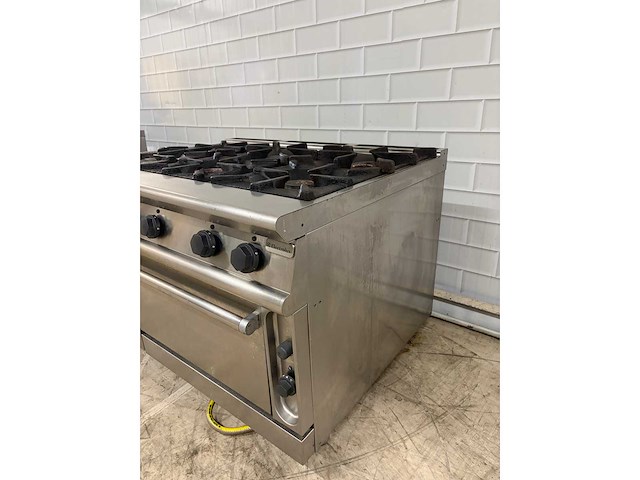 Electrolux - 6 pits rvs gasfornuis met oven - afbeelding 5 van  7