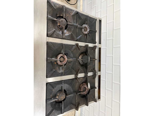 Electrolux - 6 pits rvs gasfornuis met oven - afbeelding 7 van  7
