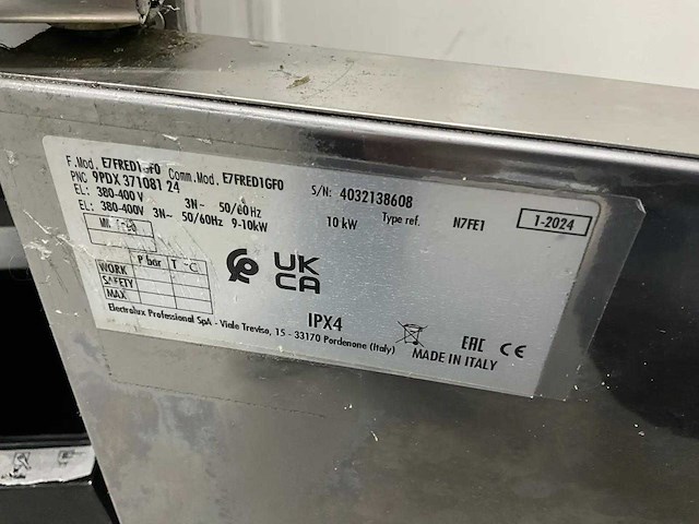 Electrolux - e7fred1gf0 - elektrische friteuse (2024) - afbeelding 5 van  7