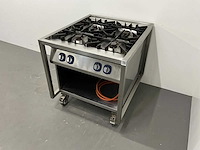 Electrolux - e9gcgh4c00 - mobiel 4-pits gasfornuis - afbeelding 1 van  6