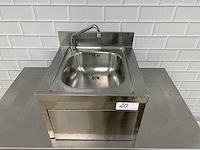 Electrolux - rvs hygiëne keuken spoelbak met kraan, wasbak met kniebediening - afbeelding 1 van  5