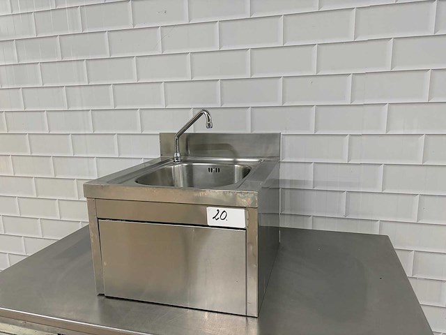 Electrolux - rvs hygiëne keuken spoelbak met kraan, wasbak met kniebediening - afbeelding 5 van  5