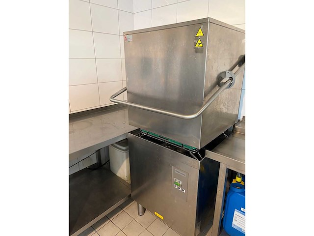 Electrolux - rvs korven vaatwasmachine met aan- en afvoertafel - afbeelding 2 van  10