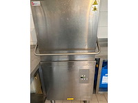 Electrolux - rvs korven vaatwasmachine met aan- en afvoertafel - afbeelding 3 van  10