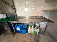 Electrolux - rvs korven vaatwasmachine met aan- en afvoertafel - afbeelding 7 van  10