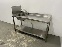 Electrolux - rvs werktafel met spoelbak - afbeelding 1 van  7