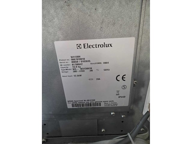 Electrolux - w3130h - industriële wasmachine - afbeelding 3 van  10