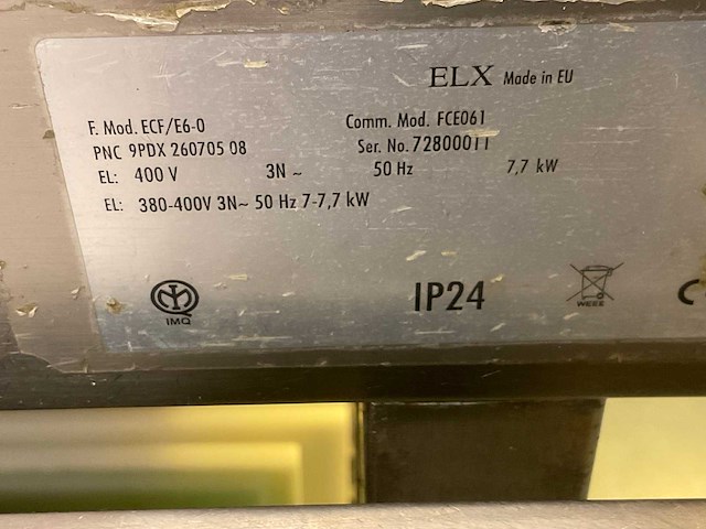 Electrolux fce61 heteluchtoven - afbeelding 4 van  5