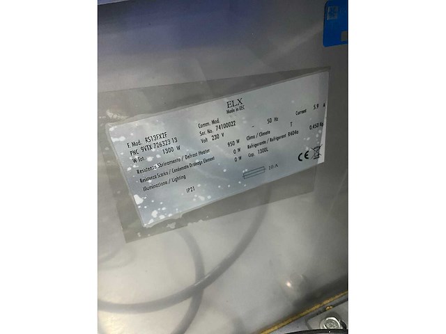 Electrolux rs13fx2f dubbeldeurs vrieskast - afbeelding 6 van  6