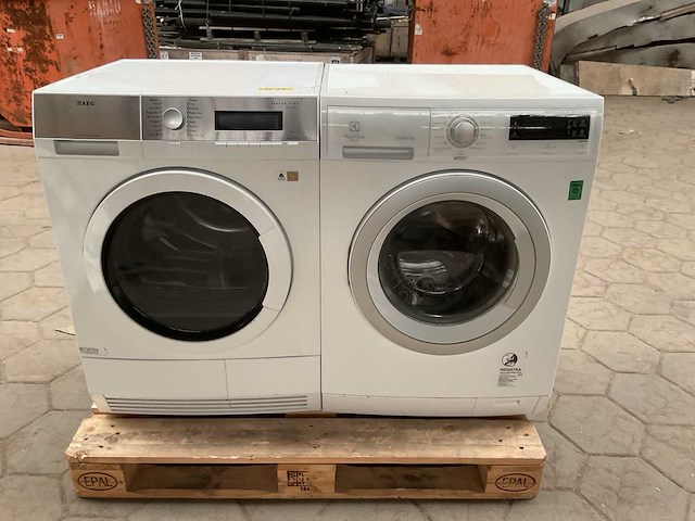Electrolux wasmachine en aeg wasdroger (2x) - afbeelding 2 van  7