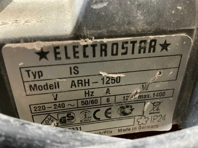 Electrostar is arh-1250 industriële stofzuiger - afbeelding 6 van  6